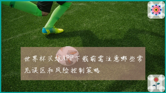 世界杯买球APP下载前需注意哪些常见误区和风险控制策略