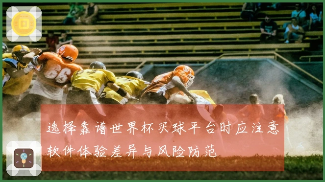 选择靠谱世界杯买球平台时应注意软件体验差异与风险防范